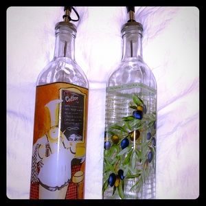 New Decorative Oil & Vinegar Bottles